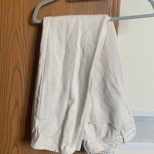 Size small cream jeans
